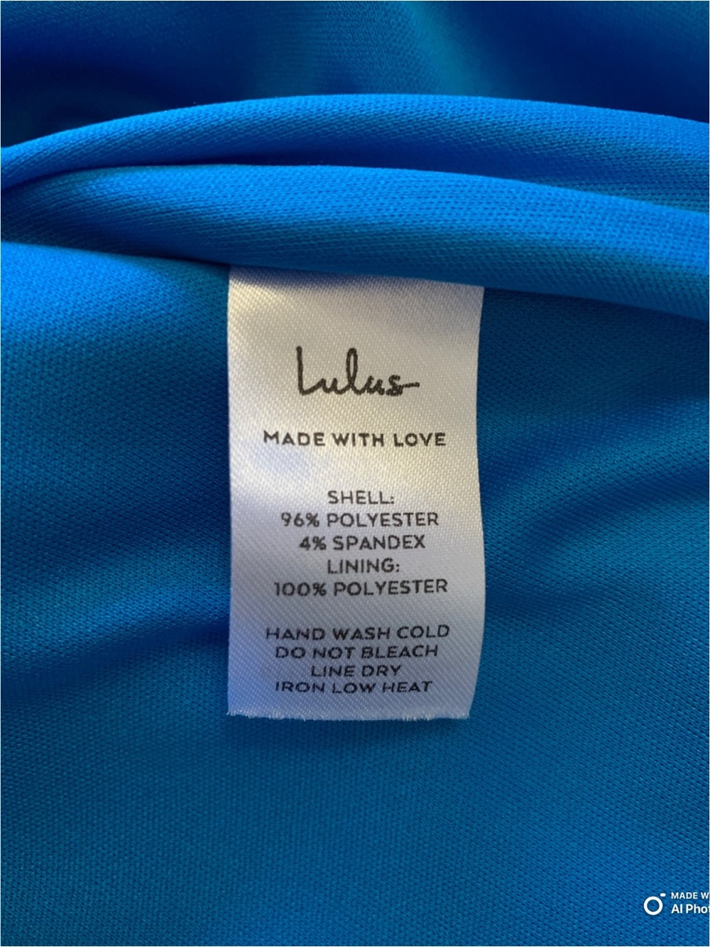 Lulus Small Glamorous Dedication Blue Sleeveless Column Maxi Dress NWT - Picture 12 of 14